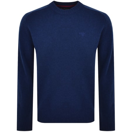 Product Image for Barbour Grangetown Merino Knit Jumper Blue