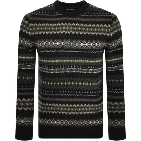 Product Image for Barbour Case Fairisle Knit Jumper Black