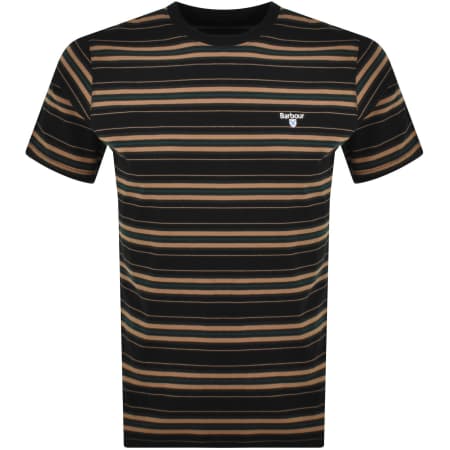 Product Image for Barbour Boldron Stripe T Shirt Black