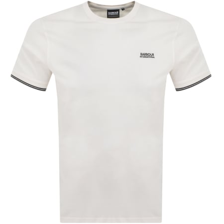 Product Image for Barbour International Philip Tipped T Shirt White