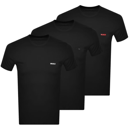 Product Image for HUGO 3 Pack Crew Neck T Shirts