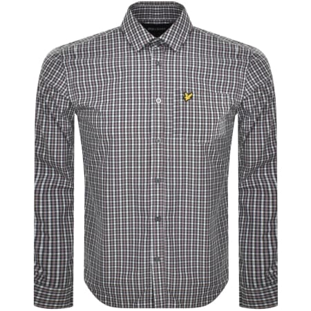 Product Image for Lyle And Scott Check Long Sleeve Shirt White