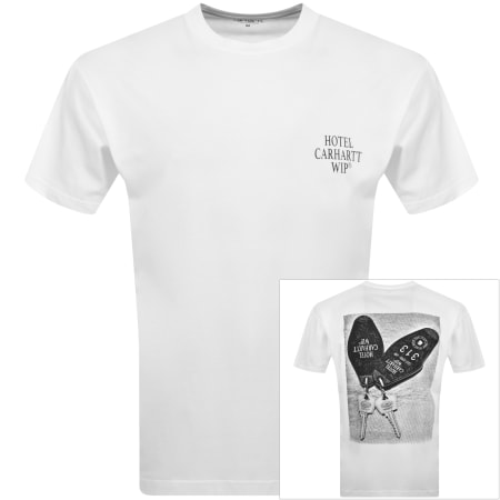 Product Image for Carhartt WIP Hotel Keys T Shirt White