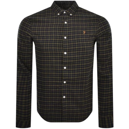 Product Image for Farah Alban Long Sleeve Shirt Navy