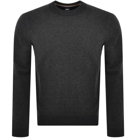 Product Image for BOSS H Eltoro Knit Jumper Black