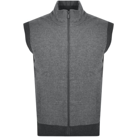 Product Image for BOSS P Eflanolo Knit Gilet Grey