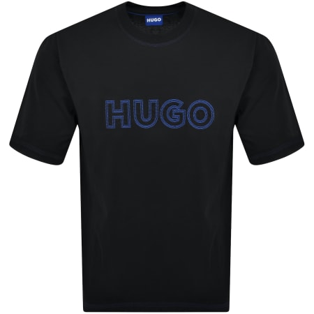 Product Image for HUGO Blue Nitlogo T Shirt Black