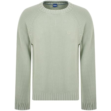 Product Image for HUGO Blue Sondye Knit Jumper Green