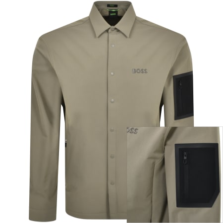 Product Image for BOSS B Lite L Overshirt Khaki