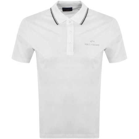Product Image for Paul And Shark Short Sleeved Polo T Shirt White