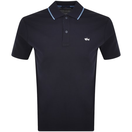 Product Image for Paul And Shark Pique Polo T Shirt Navy