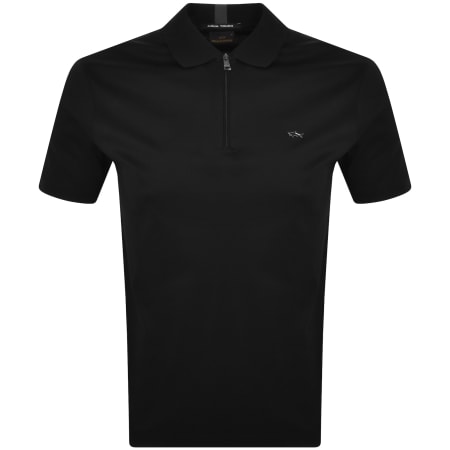 Product Image for Paul And Shark Aqua Interlock Polo Black