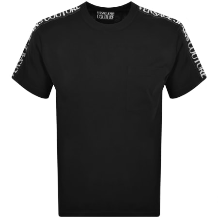 Product Image for Versace Jeans Couture Logo Tape T Shirt Black