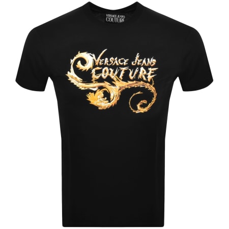 Product Image for Versace Jeans Couture Slim Fit T Shirt Black