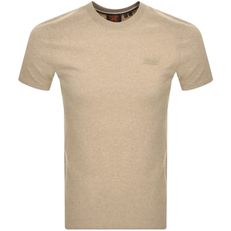 Product Image for Superdry Vintage Logo Emblem T Shirt Brown
