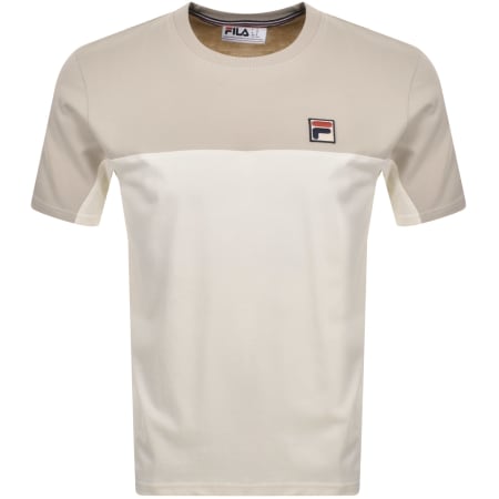 Product Image for Fila Vintage Colour Block T Shirt Cream