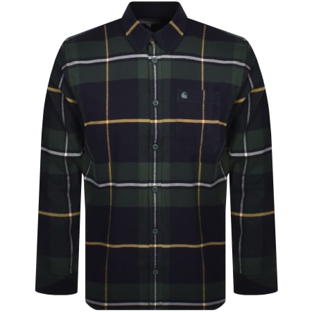 Product Image for Carhartt WIP Garnett Check Loose Fit Shirt Green