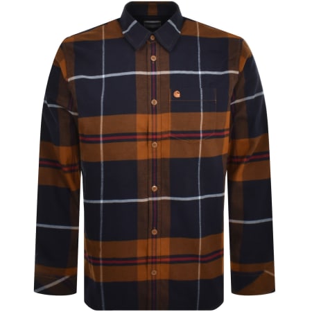 Product Image for Carhartt WIP Garnett Check Loose Fit Shirt Brown