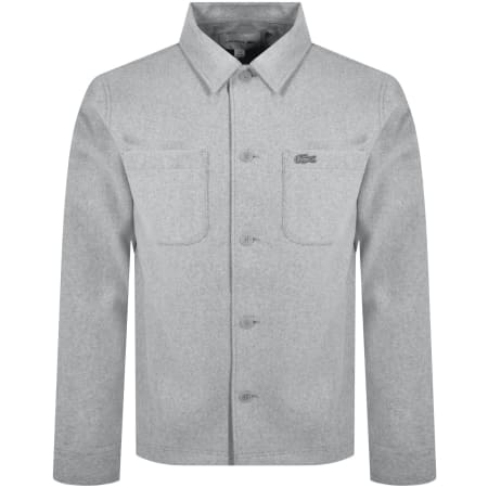Product Image for Lacoste Flannel Overshirt Grey