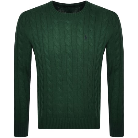 Product Image for Ralph Lauren Driver Crew Neck Knit Jumper Green