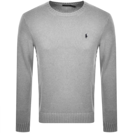 Product Image for Ralph Lauren Crew Neck Knit Jumper Grey