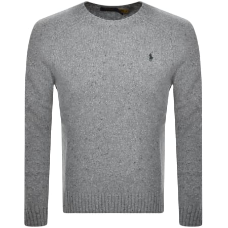 Product Image for Ralph Lauren Crew Neck Knit Jumper Grey