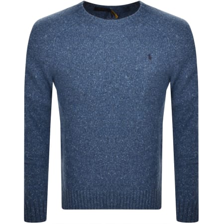 Product Image for Ralph Lauren Crew Neck Knit Jumper Blue