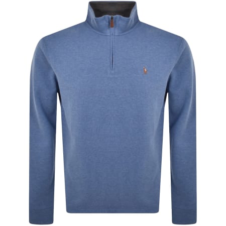 Product Image for Ralph Lauren Quarter Zip Sweatshirt Blue