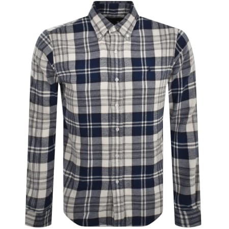 Product Image for Ralph Lauren Check Long Sleeve Shirt Navy