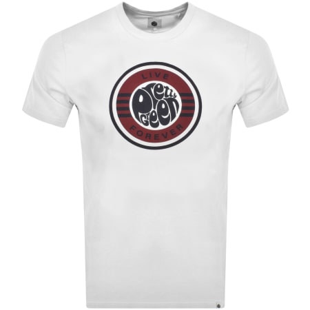 Product Image for Pretty Green Live Forever T Shirt White
