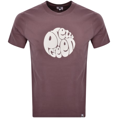 Product Image for Pretty Green Gillespie Logo T Shirt Purple