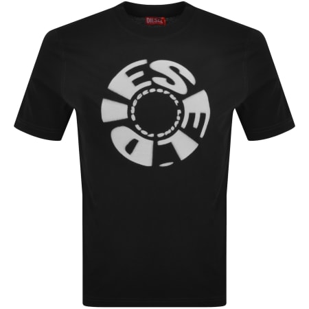 Product Image for Diesel T Adjust K9 Regular Fit T Shirt Black