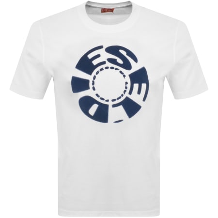 Product Image for Diesel T Adjust K9 Regular Fit T Shirt White