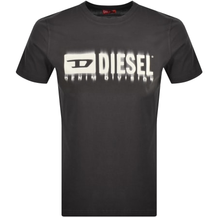 Product Image for Diesel T Adjust Q7 Slim Fit T Shirt Grey