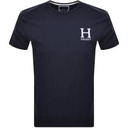 Product Image for Hackett Heritage H Classic Fit T Shirt Navy