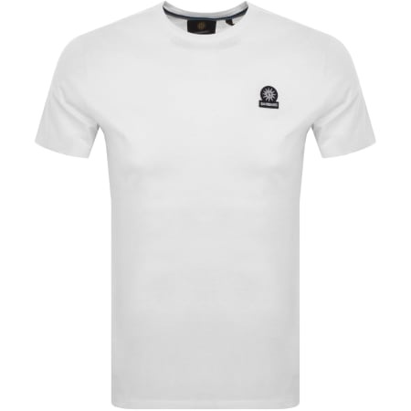 Product Image for Sandbanks Badge Logo T Shirt White