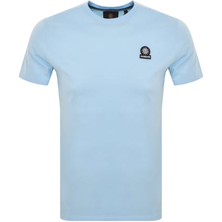 Product Image for Sandbanks Badge Logo T Shirt Blue