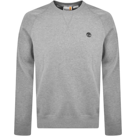 Product Image for Timberland Logo Regular Fit Sweatshirt Grey