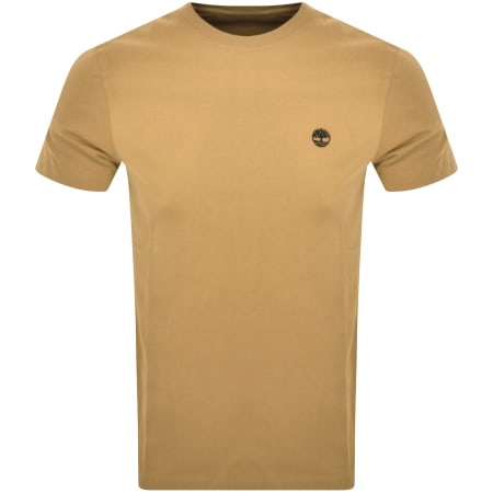 Product Image for Timberland Dun River Logo T Shirt Brown