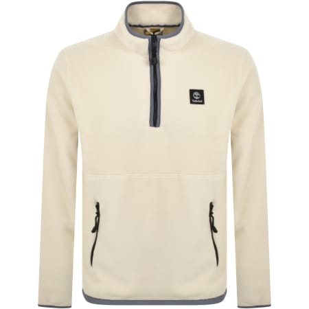 Product Image for Timberland Quarter Zip Polar Fleece Cream