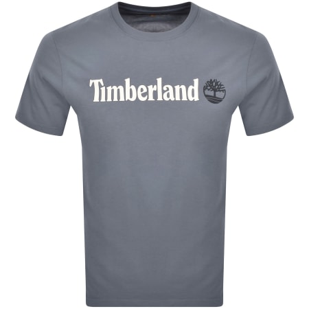 Product Image for Timberland Logo T Shirt Blue