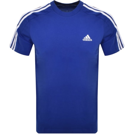 Product Image for adidas Sportswear Essentials 3 Stripe T Shirt Blue