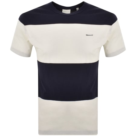 Product Image for Gant Bar Stripe T Shirt Navy