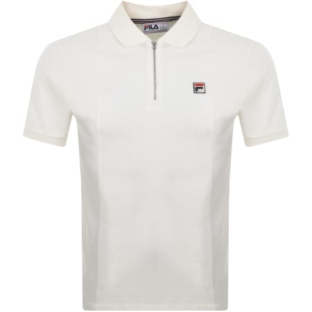 Product Image for Fila Vintage Panel Polo T Shirt Cream