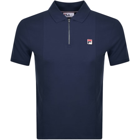 Product Image for Fila Vintage Panel Polo T Shirt Navy