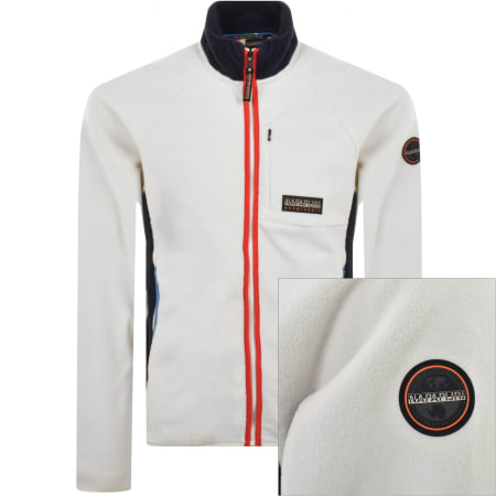 Product Image for Napapijri T Dolent Full Zip Loose Fit Fleece Cream