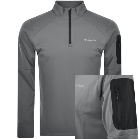 Product Image for Columbia Tech Half Zip Sweatshirt Grey