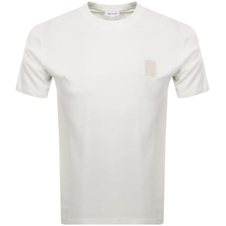 Product Image for Norse Projects Simon Loose Fit Patch T Shirt Ecru