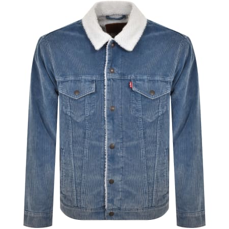 Product Image for Levis Sherpa Trucker Jacket Blue