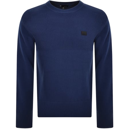 Product Image for G-Star Raw Fisherman Knit Jumper Blue